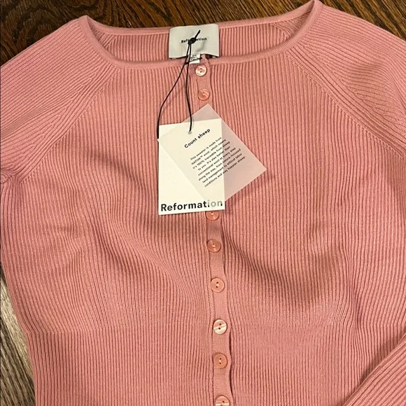 Reformation Wool Cardigan NWT - Picture 3 of 6
